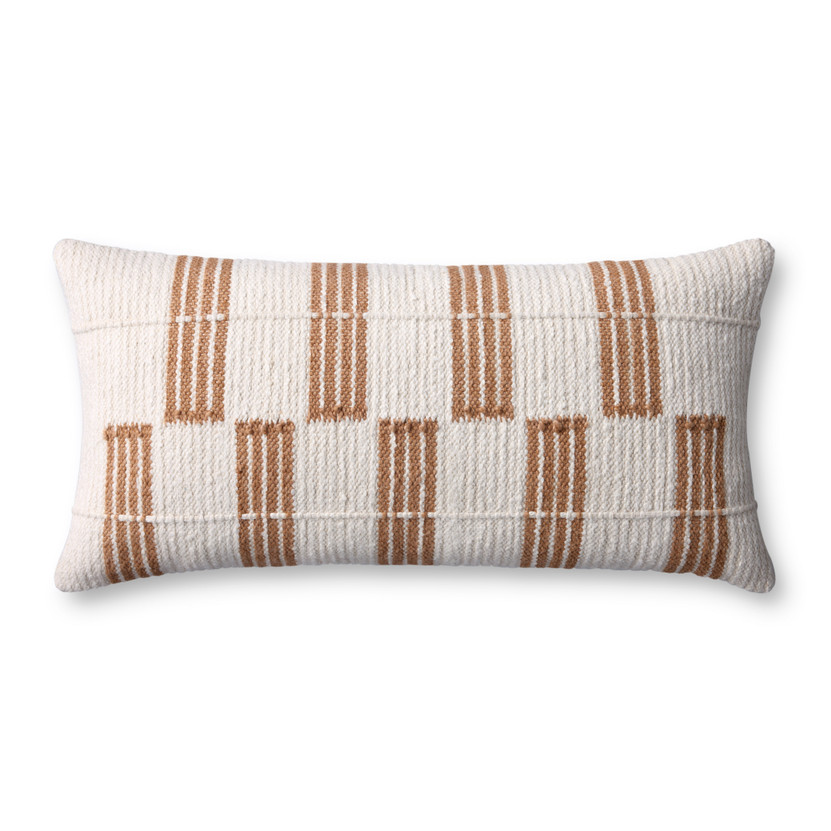 Loloi PLL0137 Rust  Multi 12 x 27 Cover Only Pillow
