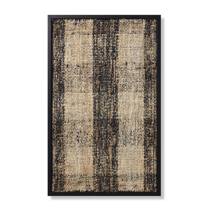 Loloi Highlander Black  Grey 3-2 x 2-2 Wall Art