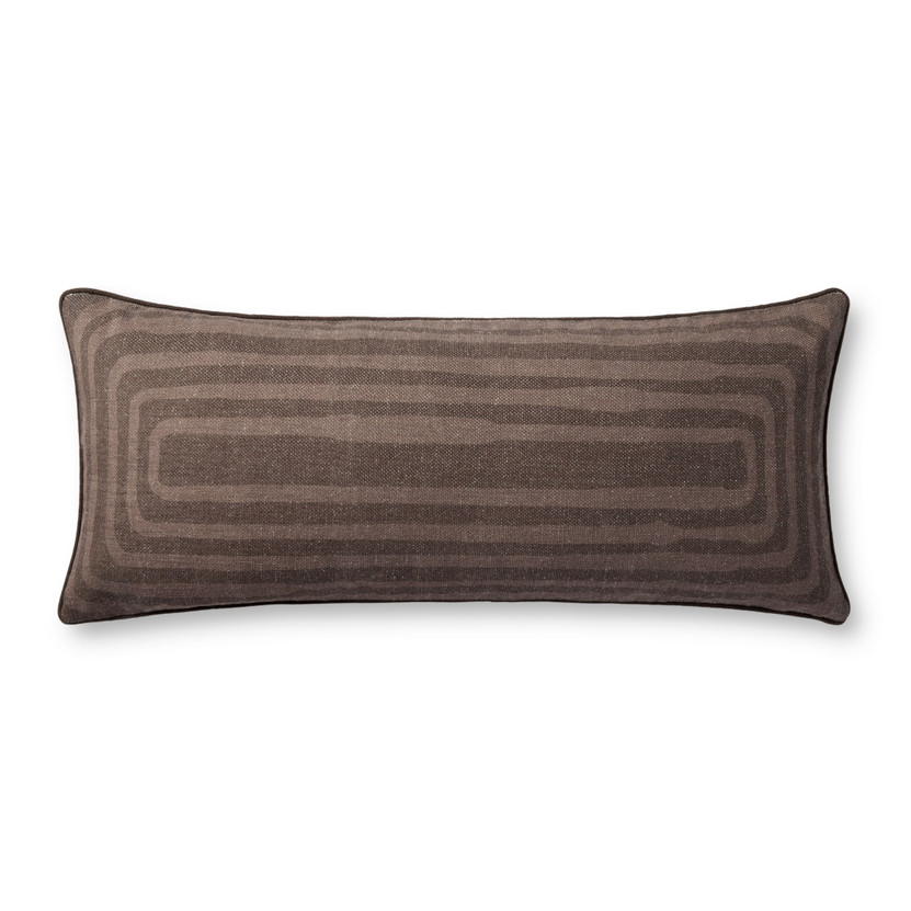 Brigette Romanek PBR0009 Brown 13 x 35 Cover Only Pillow