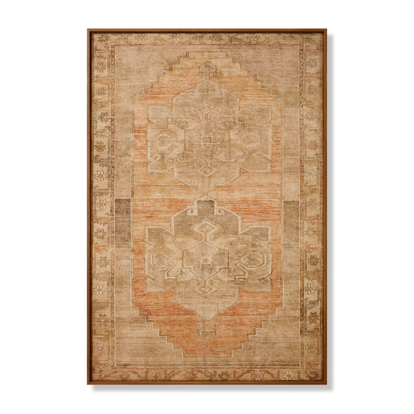 Loloi Barcelona Gold  Brown 5-1 x 3-5 Wall Art