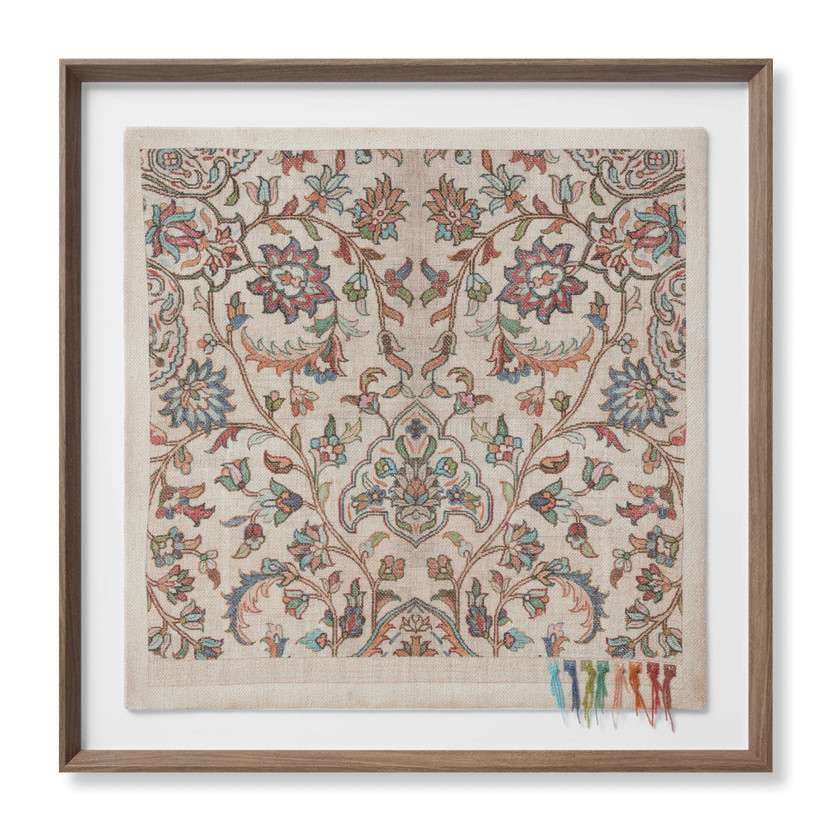 Loloi Rug Map Primary Multi 2-1 x 2-1 Wall Art