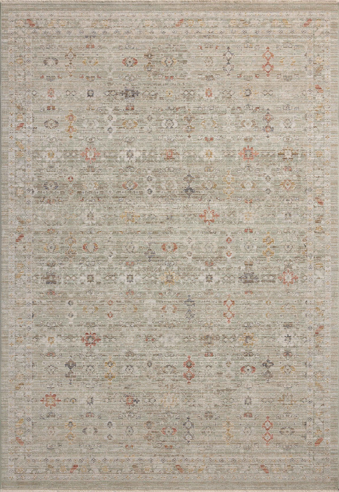 Chris Loves Julia x Loloi Ida Spa  Multi 18 x 18 Sample Rug