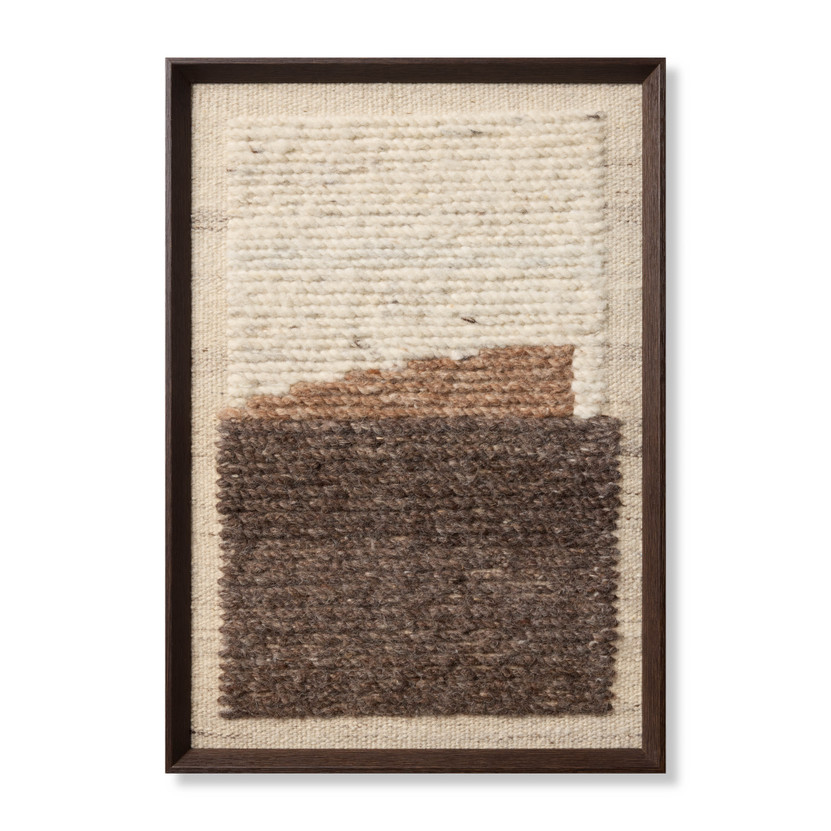 Loloi Boomerang Beige  Brown 1-9 x 2-5 Wall Art