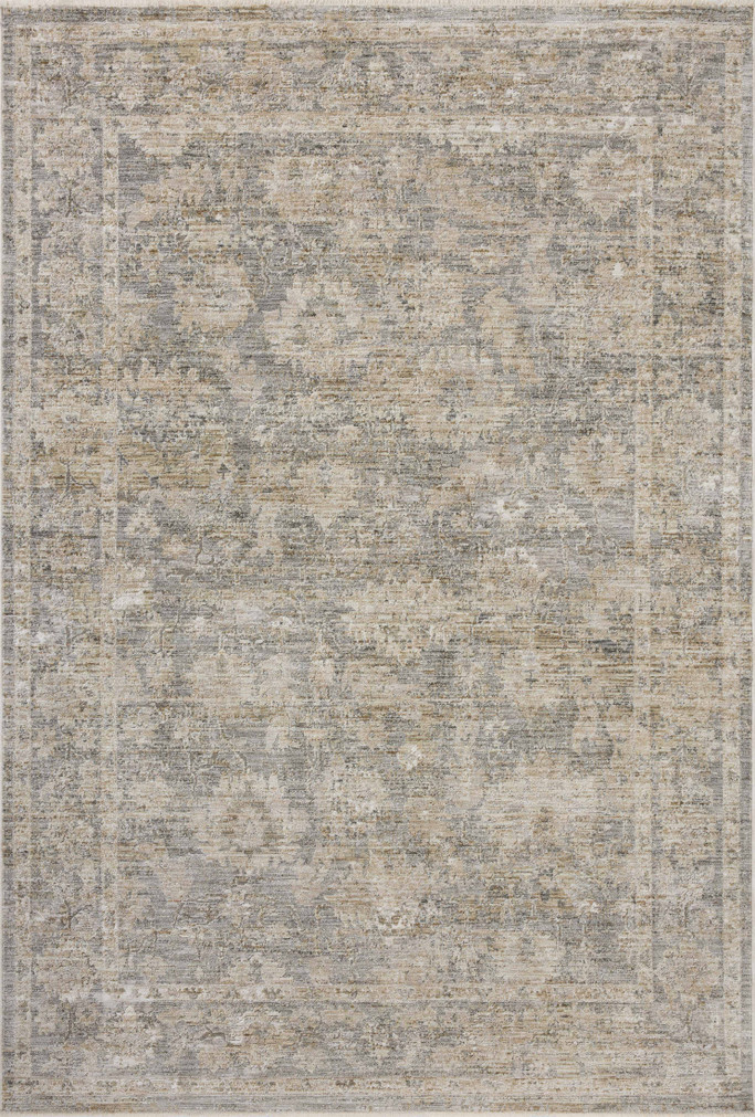 Loloi II Tabitha Slate  Natural 18 x 18 Sample Rug