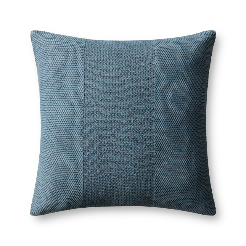 Loloi Blue 22 x 22 Cover wDown Pillow