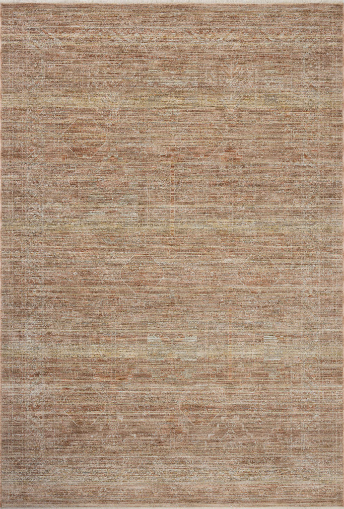 Loloi II Tabitha Clay  Natural 18 x 18 Sample Rug