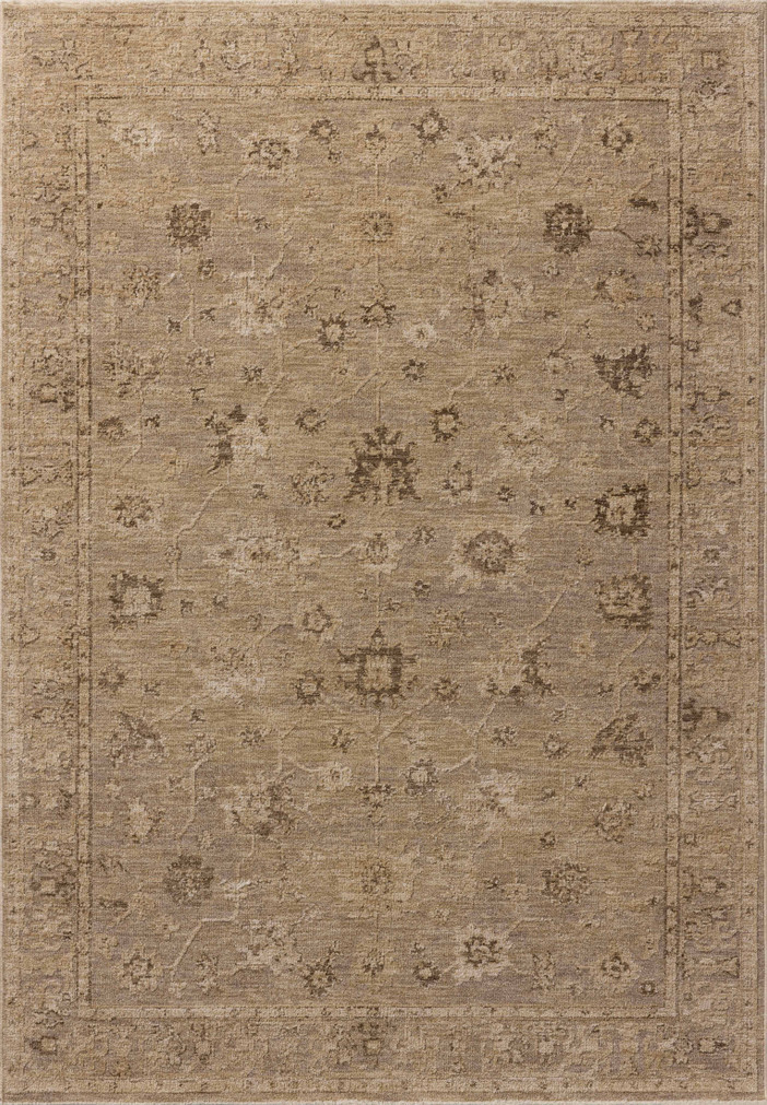Loloi Willa Taupe  Natural 18 x 18 Sample Rug