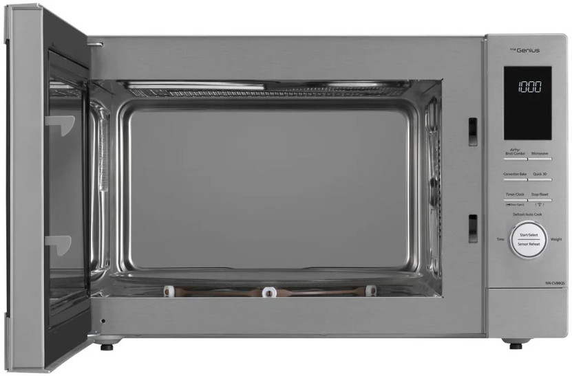 Panasonic HomeCHEF Connect 1.2 Cu. Ft. Inverter Microwave Oven in Silver