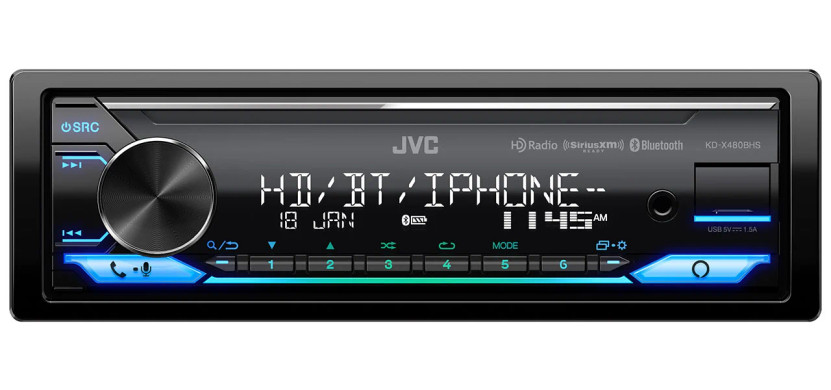 JVC Digital Media Receiver With Bluetooth  HD Radio