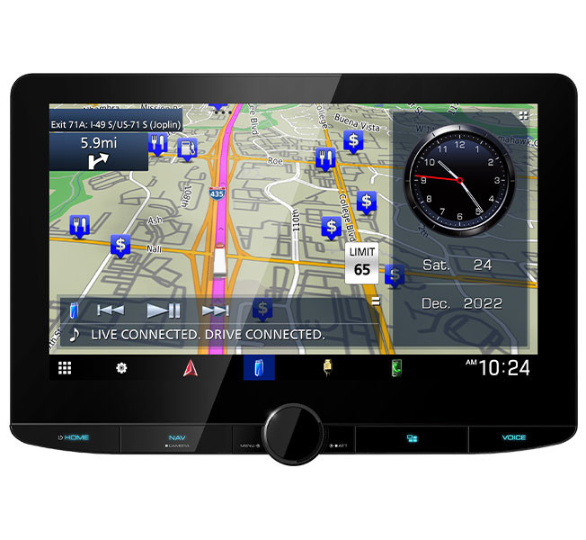 Kenwood 10.1 Navigation Multimedia Receiver