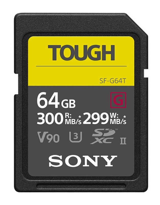 Sony 64GB SF-G Tough Series UHS-II SDHC Memory Card