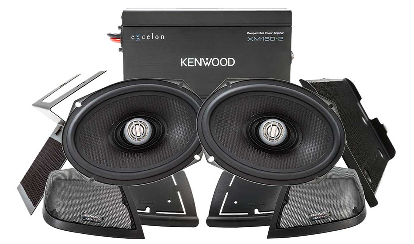 Kenwood Rear Amplifier Package For 2014 Harley Davidson Motorcycles