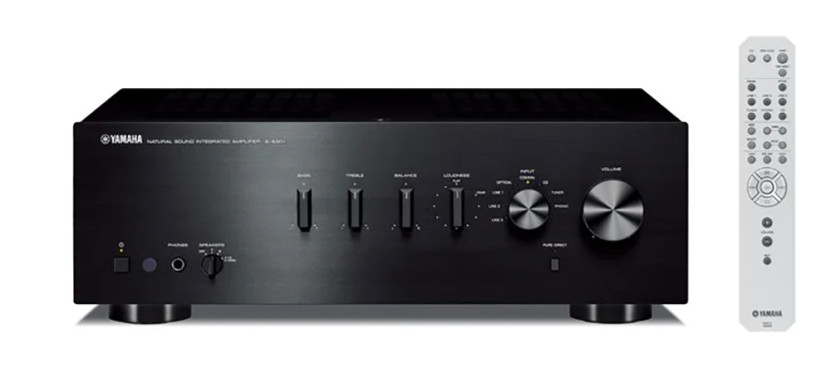 Yamaha Black Integrated Amplifier