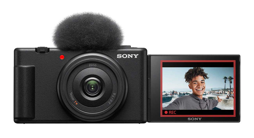 Sony ZV-1F Black Vlog Camera For Content Creators  Vloggers