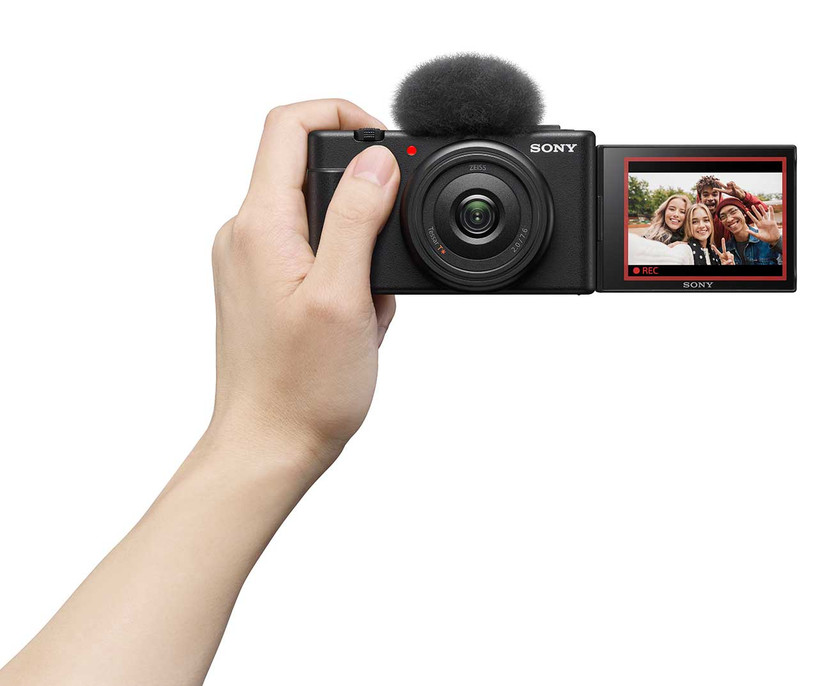 Sony ZV-1F Black Vlog Camera For Content Creators  Vloggers