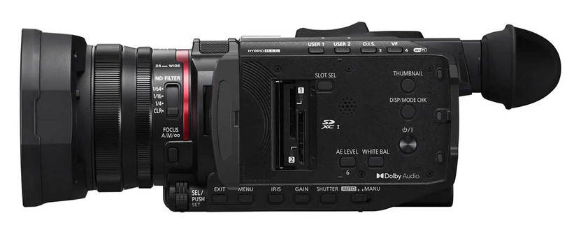 Panasonic X1600 Director Camcorder 4K with 24x Zoom in Black