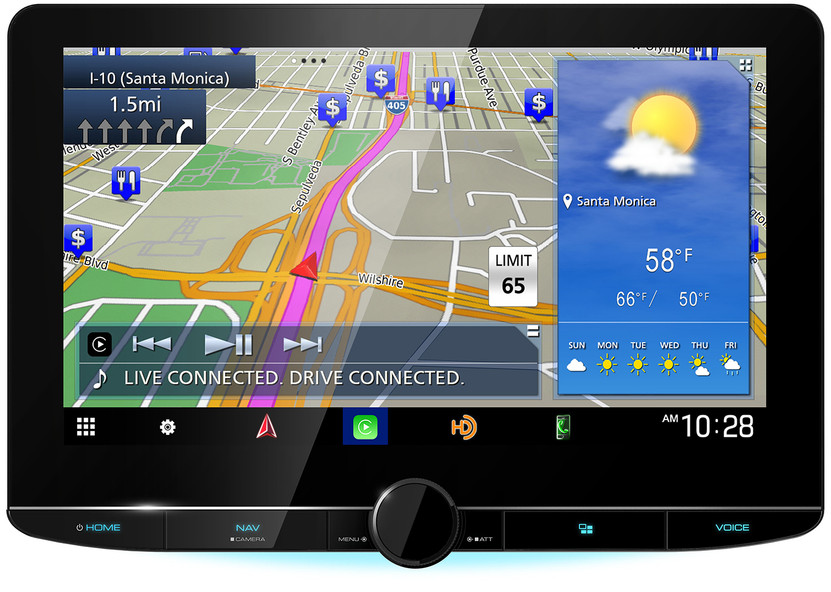 Kenwood eXcelon Reference 10.1 Navigation Digital Multimedia Receiver