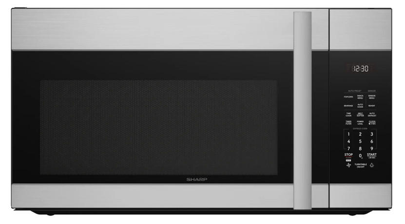 Sharp Microwave 1.7 Cu. Ft. Over-The-Range In Stainless Steel