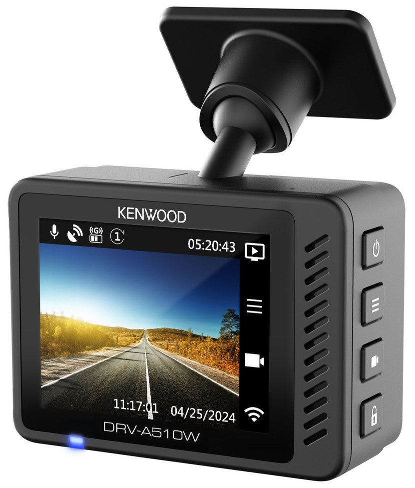 Kenwood Dashboard Camera 2-Inch LCD 2K QHD in Black