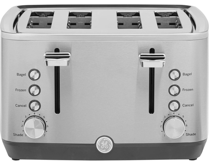 GE Stainless Steel 4-Slice Toaster