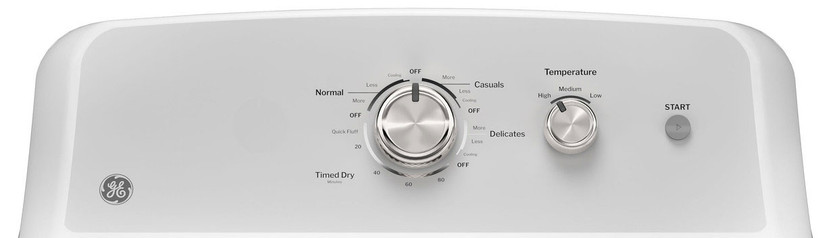 GE Gas Dryer 7.2 cu. ft. in White