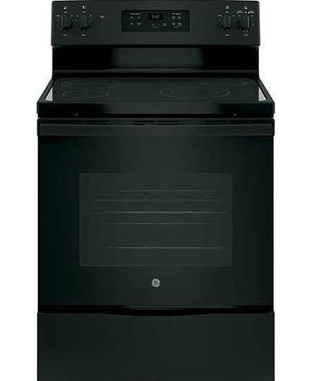 GE 30 Black Freestanding Electric Range