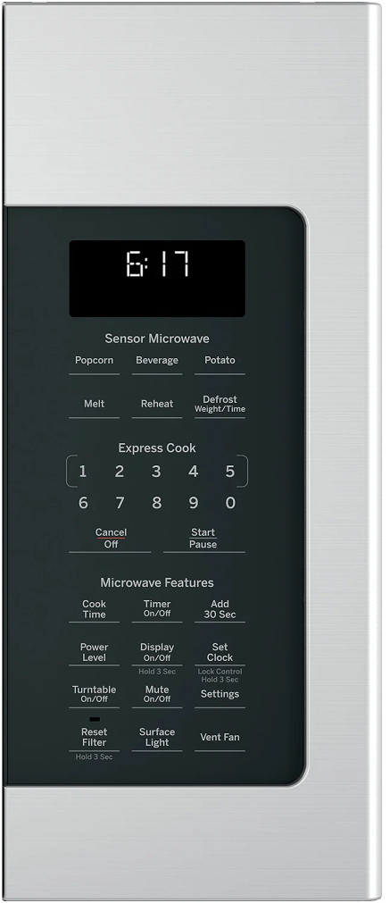 GE 1.7 Cu. Ft. Fingerprint Resistant Stainless Steel Over-The-Range Sensor Microwave Oven