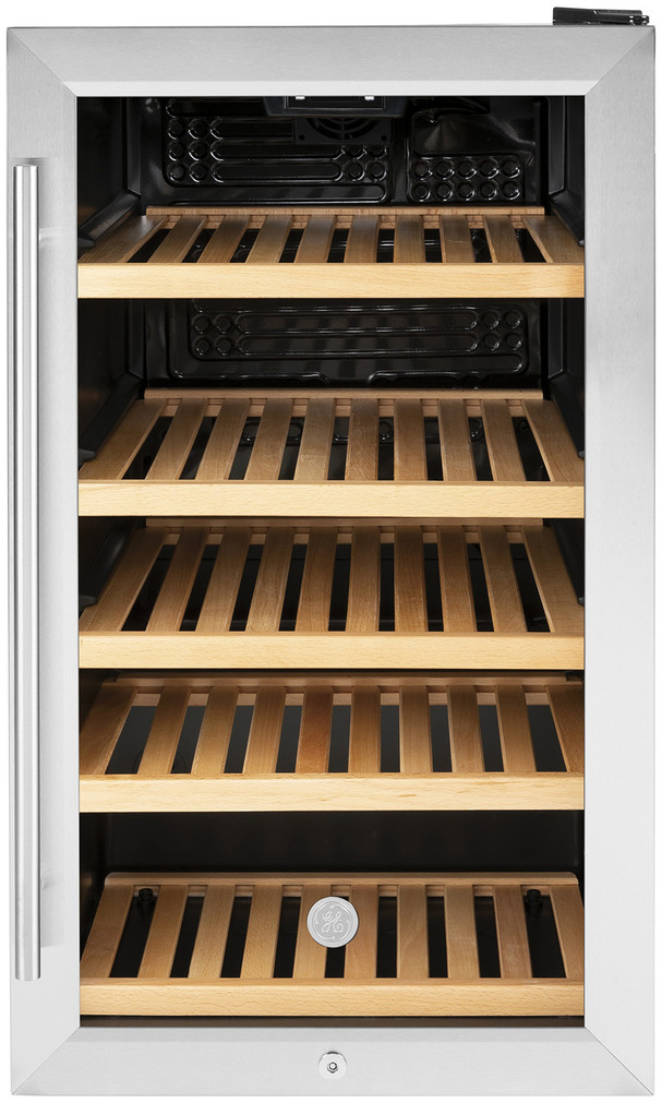 GE 4.1 Cu. Ft. Wine Center and Beverage Center 19-Inch Wide in Stainless Frame