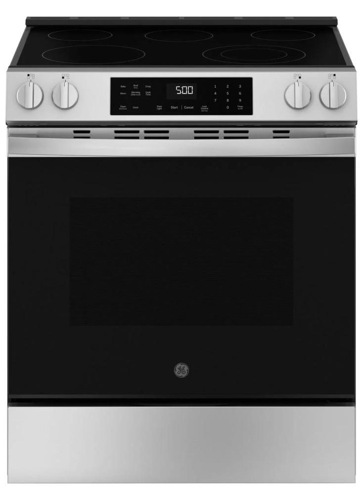 GE Electric Range 500 Series 30 In. Slide-In in Stainless Steel