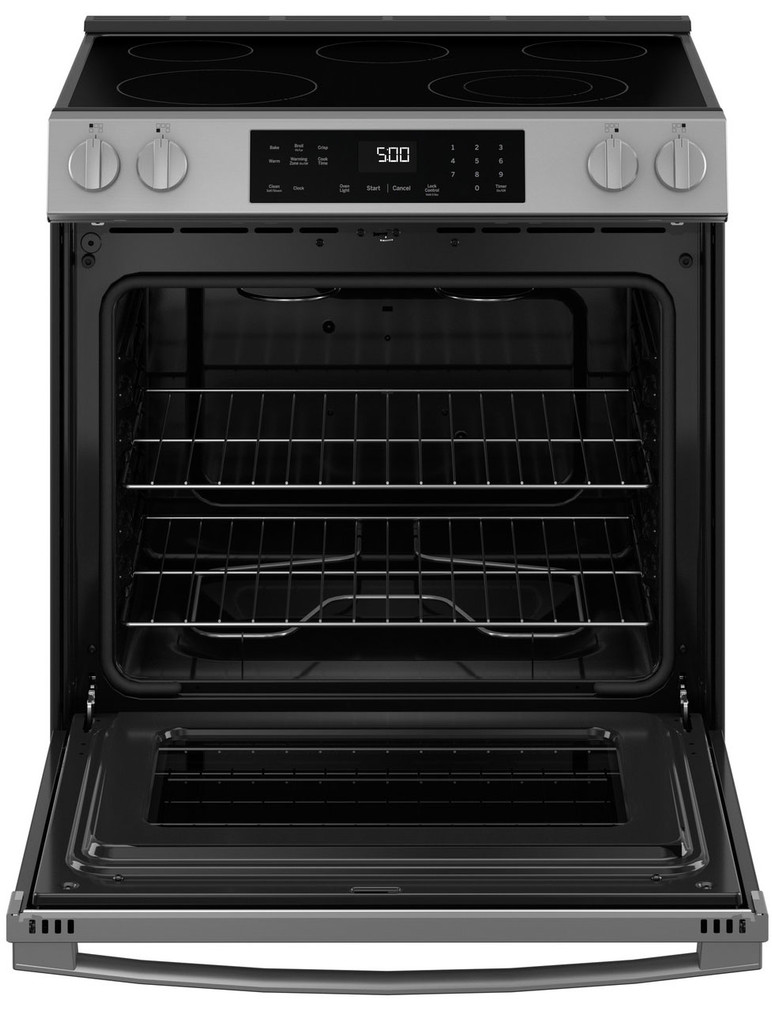 GE Electric Range 500 Series 30 In. Slide-In in Stainless Steel