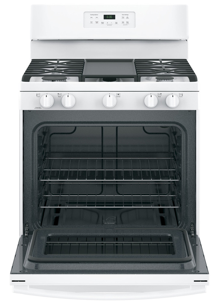GE 30 White Freestanding Gas Range