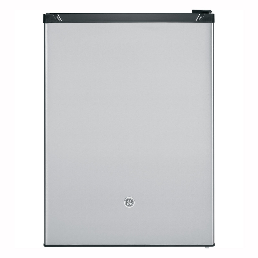 GE 5.6 Cu. Ft. Compact Refrigerator 24-Inch Wide in Stainless Steel