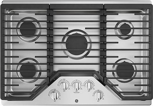 GE ADA 30 Stainless Steel Built-In Gas Cooktop With 5 Burners And Dishwasher Safe Grates