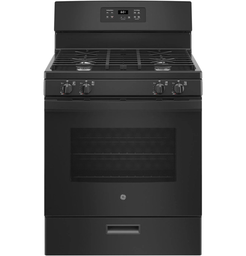 GE 30 Black Freestanding Gas Range (1)