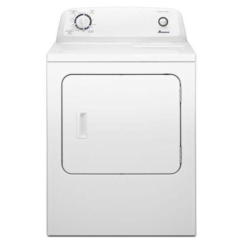 Amana 6.5 Cu. Ft. White Electric Dryer With Wrinkle Prevent Option
