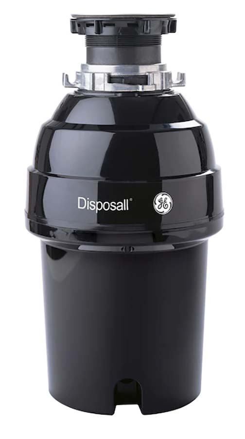 GE Black 1 HP Continuous Feed Non-Corded Garbage Disposer