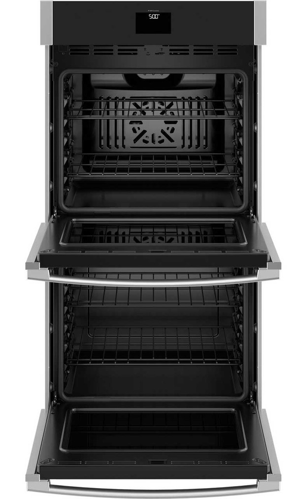 GE Double Wall Oven Smart Built-In Convection 27 Inch in Stainless Steel
