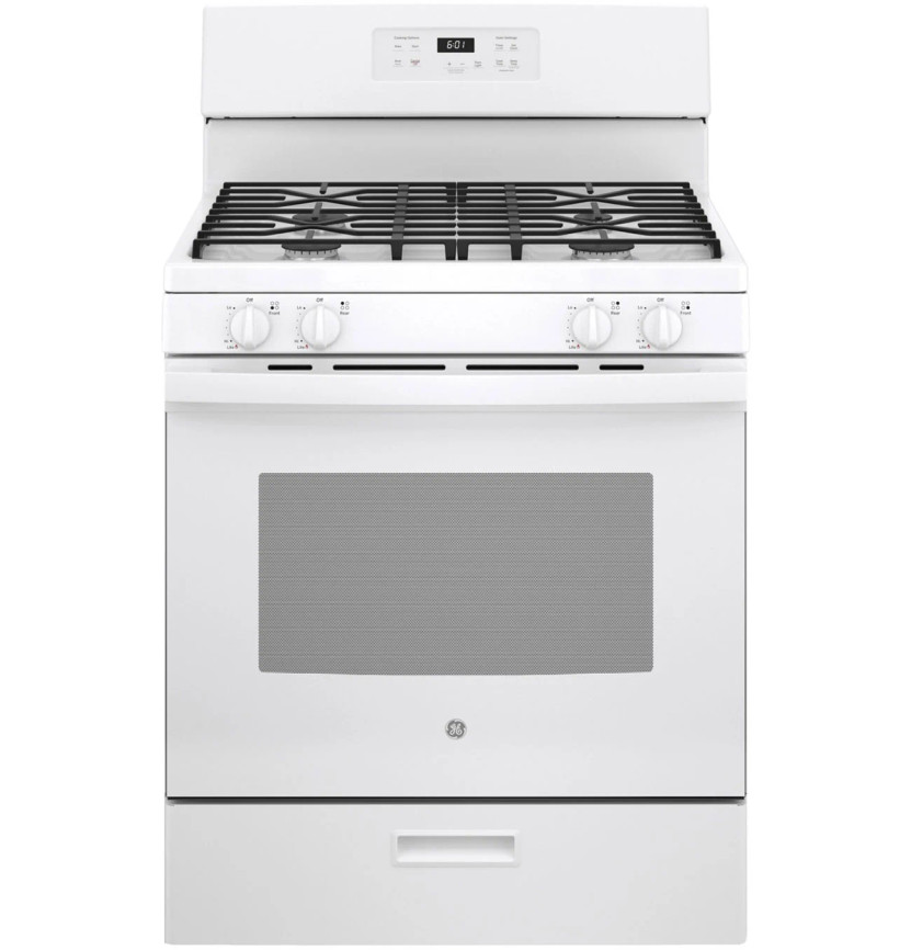 GE 30 White Freestanding Gas Range (1)