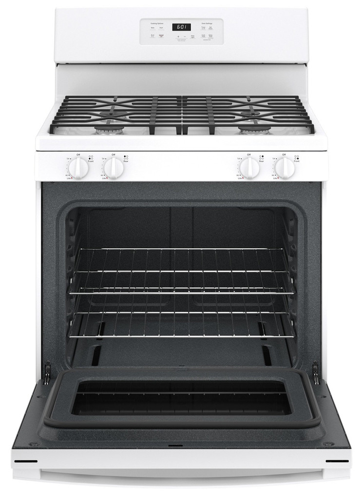 GE 30 White Freestanding Gas Range (1)