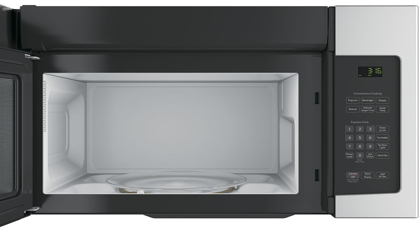 GE 1.6 Cu. Ft. Stainless Steel Over-The-Range Microwave Oven (1)