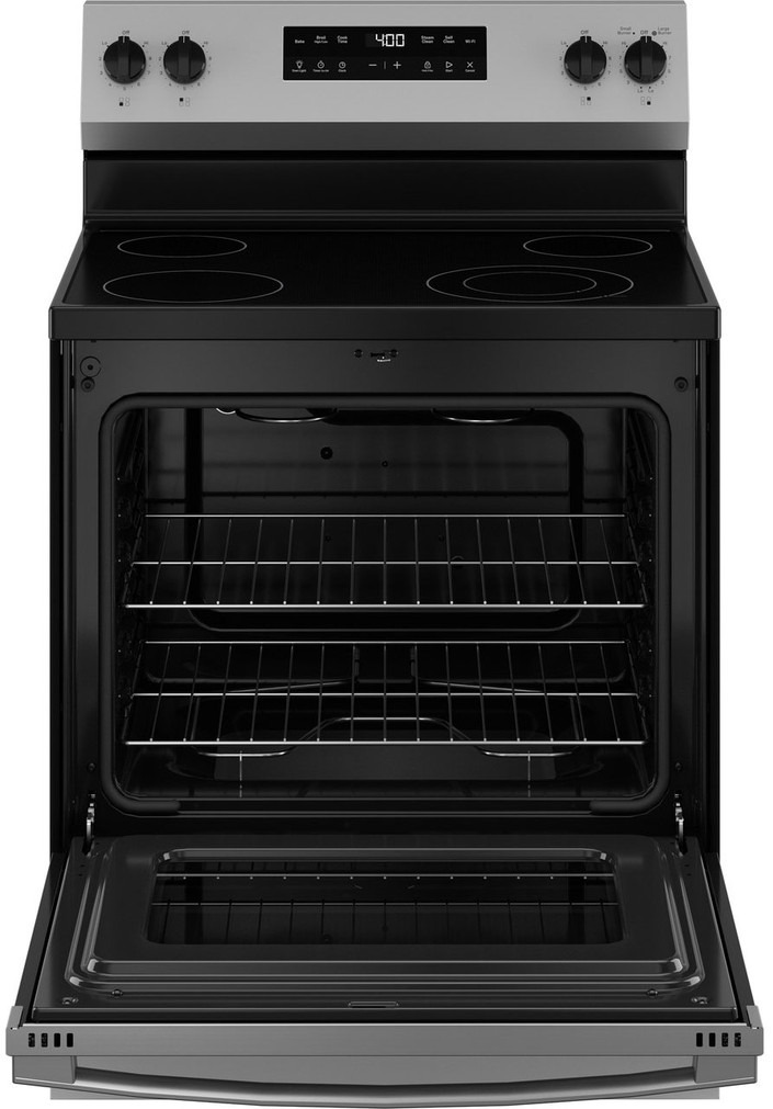 GE Electric Range 400 Series 30 In. Free-Standing in Stainless Steel