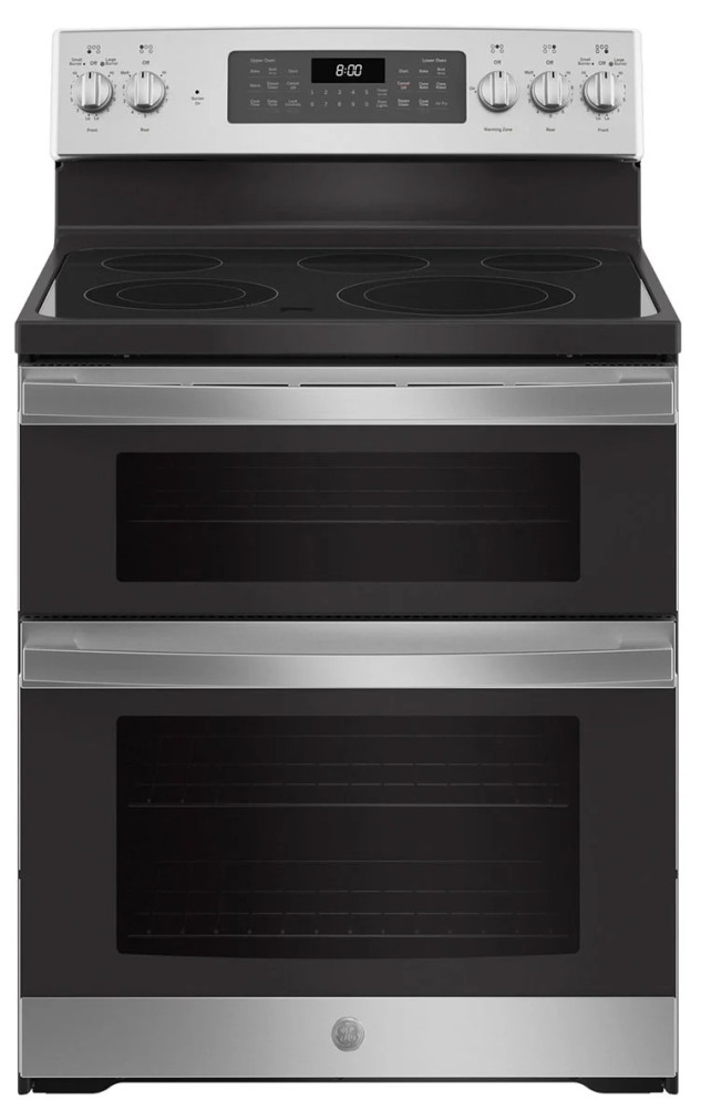 GE 30 In. Stainless Steel Freestanding Electric Double Oven Convection Range