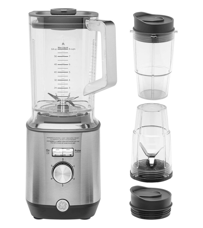 GE 5-Speed Blender With 2 Personal Cups