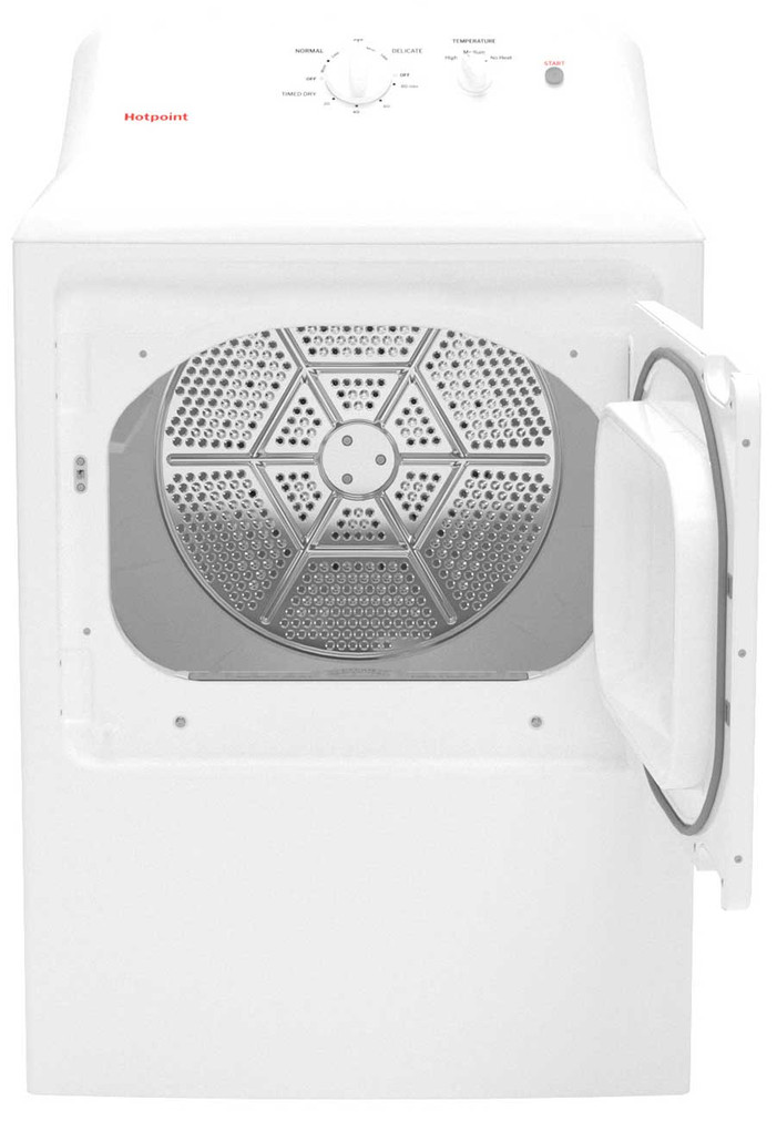 GE Hotpoint Gas Dryer 6.2 Cu. Ft. in White