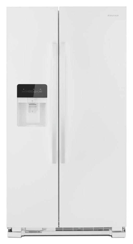 Amana 25 Cu. Ft. Side-By-Side Refrigerator 36-Inch Wide in White