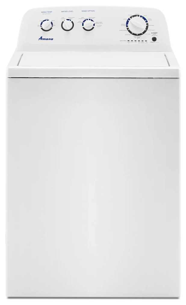 Amana White Top Load Large Capacity Washer  Electric Dryer Package