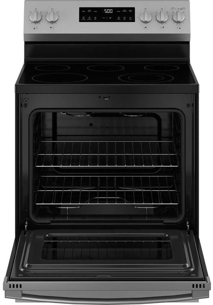 GE Electric Range 500 Series 30 In. Free-Standing in Stainless Steel