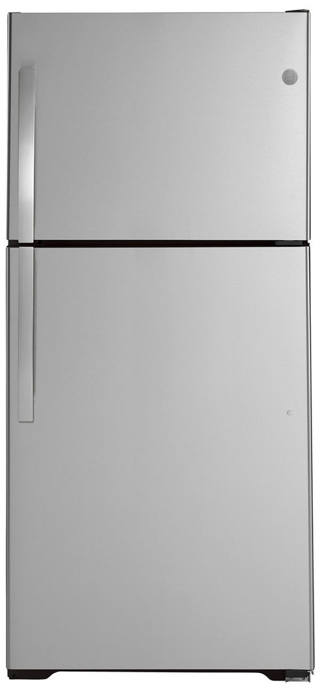 GE 19.2 Cu. Ft. Garage Ready Top-Freezer Refrigerator 30-Inch Wide in Fingerprint Resistant Stainless Steel