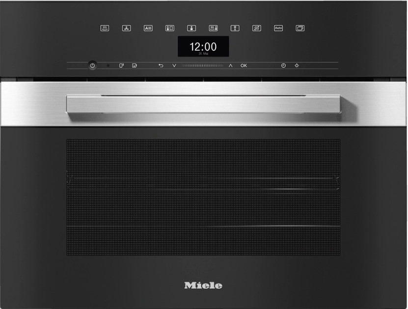 Miele DGC 7440 XL PureLine DirectSensor 24 Clean Touch Steel Compact Combi-Steam Oven