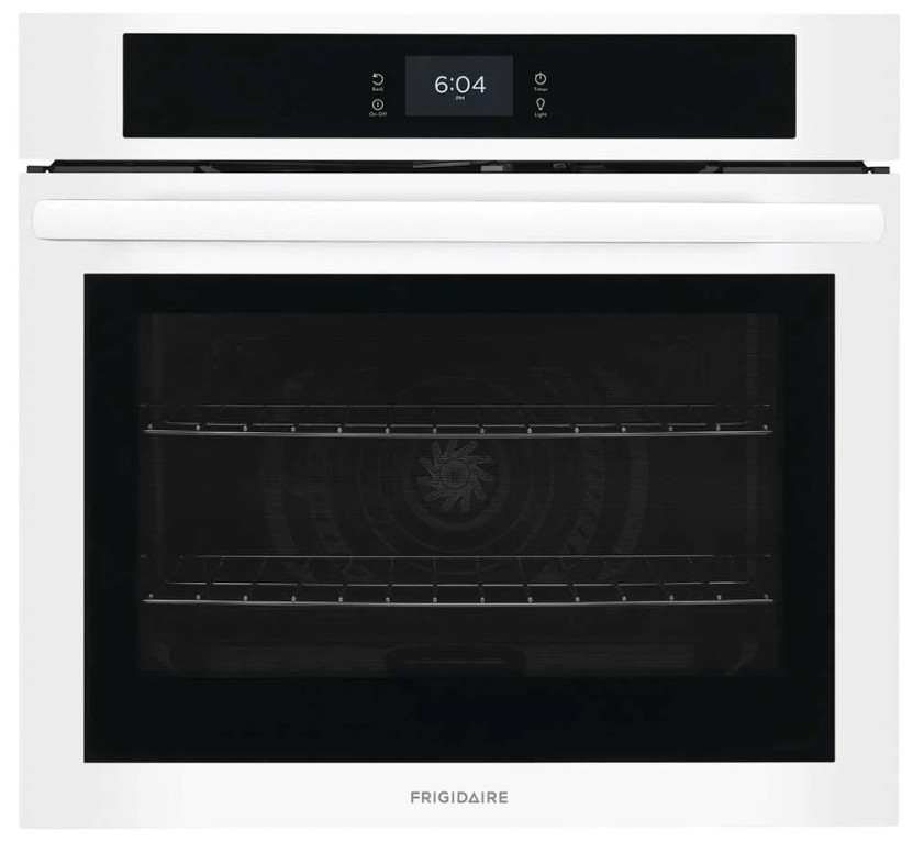 Frigidaire 30 White Single Electric Wall Oven With Fan Convection